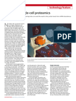 Single Cell Mass Spectrometry