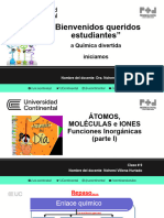 Sem 9 Moléculas Iones NOMENCLATURA