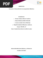 Escenario 3 Desarrollo de La Transposición Didáctica