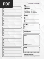 Neon City Overdrive Character Sheet Fillable