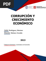 Corrupción y Crecimiento Económico - Mauro - 2013