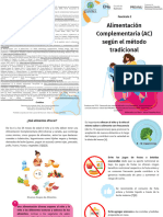 2 - Alimentación Complementaria (AC) Según El Método Tradicional