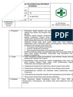 Sop Pencatatan, Pelaporan Dan Distribusi Informasi