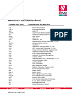 Manufacturer in EDP