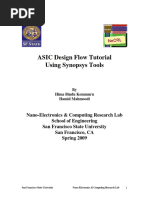 ASIC Design Flow Tutorial