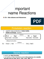 NCERT Important Name Reactions For Revision