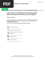 Lamb Waves in Stratified and Functionally Graded Plates: Discrepancy, Similarity, and Convergence