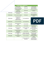 Calendario Ambiental 2