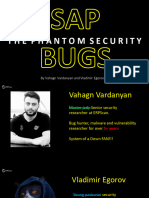 TR18 - SAP - SAP Bugs The Phantom Security