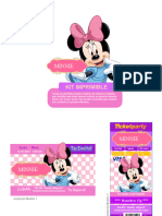 Plantilla Minnie Obsequio