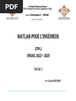 Matlab Pour L'ingénieur