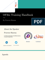 OFBiz Training Handbook