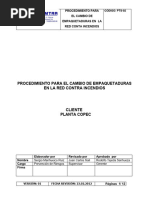 2.procedimiento de Trabajo Seguro - Operacional para El Cambio de Empaquetaduras en La Red Contra Incendios