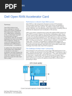 Dell Open Ran Accelerator Solution Brief