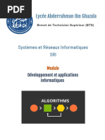 Cours Algorithmique DI SRI