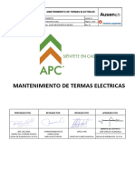 Pets-Mantenimiento de Termas Electricas