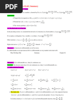 MAE101 - FALL2023 - Calculus - Chapter 2+3 - Summary