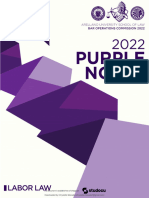 2022 AUSL Purple Notes - Labor Law