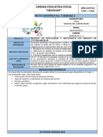 Unidad Educativa Fiscal "Uruguay": Proyecto Científico No. 5 Semana 2