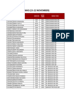 Jadwal FT Area NHO - Baru