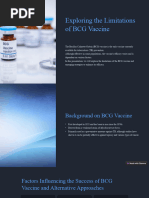 Exploring The Limitations of BCG Vaccine