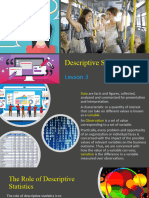 Lesson 3 Descriptive Statistics