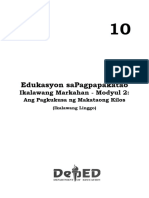 Q2 EsP 10 Module 2 Week 2 Ang Pagkukusa NG Makataong Kilos