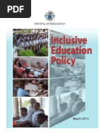 Inclusive Education Policy