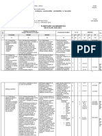 Planificare Calendaristică AN SCOLAR: 2022-2023: Nr. Ore Săptămâna