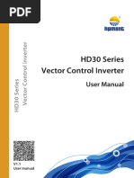 HD30 Series Vector Control Inverter User Manual - Hpmont - V1.1 PDF