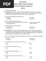 5d741xii Physical Ed. April Assignmnent