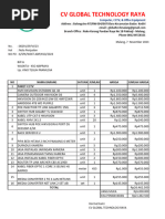 Invoice Tiket