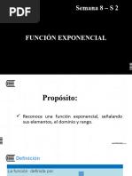 S8 Sesion 2 - 24 - Función Exponencial Definición y Gráfica