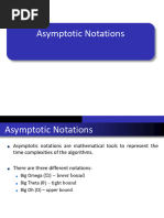 Asymptotic Notations