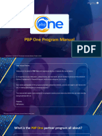  One Program Manual