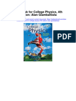 Test Bank For College Physics 4th Edition Alan Giambattista