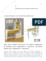 Planos Escritorios PC Impresora