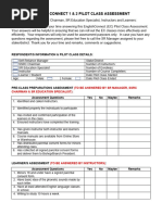 English Connect 1 & 2 Assessment Form (For Pilot Classes)