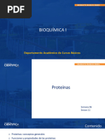 Bioquímica I - Sem-06 - Sesion-11 - 2023-2