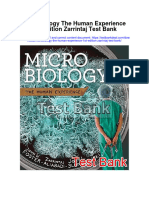 Microbiology The Human Experience 1st Edition Zarrintaj Test Bank