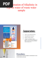 Determination of Alkalinity Presentation With Out Vedio