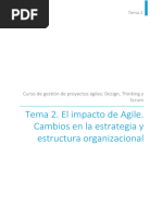 El Impacto de Agile. Cambios en La Estrategia y Estructura Organizacional