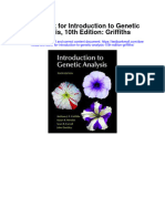 Test Bank For Introduction To Genetic Analysis 10th Edition Griffiths