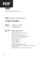 2020 HSC Legal Studies