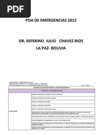 Poa de Emergencias 2012