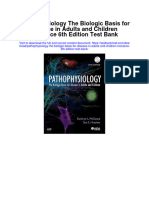 Pathophysiology The Biologic Basis For Disease in Adults and Children Mccance 6th Edition Test Bank