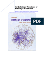 Test Bank For Lehninger Principles of Biochemistry Sixth Edition