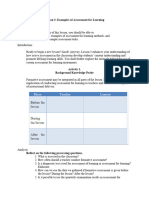 M4 L3 Examples of Assessment For Learning Autosaved