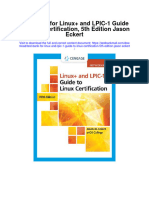 Test Bank For Linux and Lpic 1 Guide To Linux Certification 5th Edition Jason Eckert