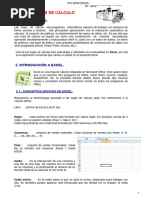Teoría y Ejercicios Hojas de Cálculo